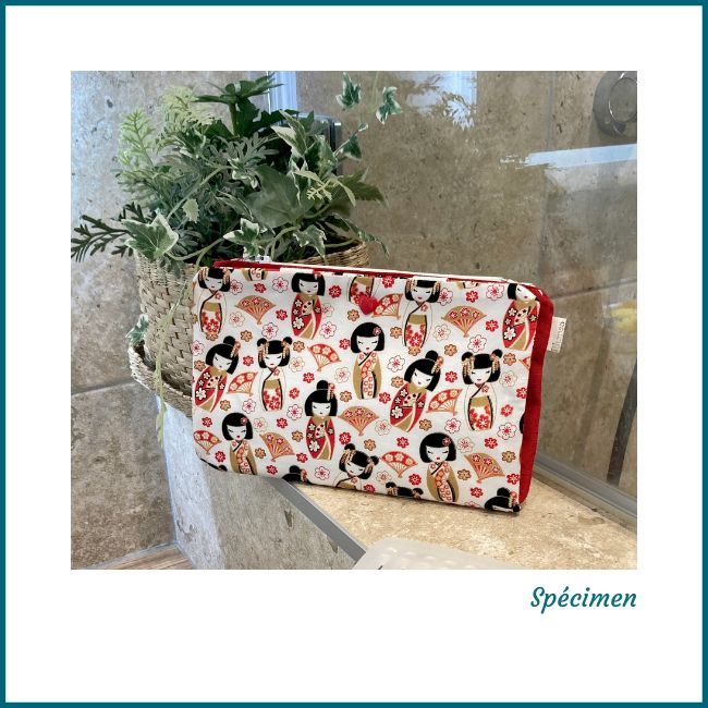 Aglaé, les trousses à barrettes de RHAPSO Couture