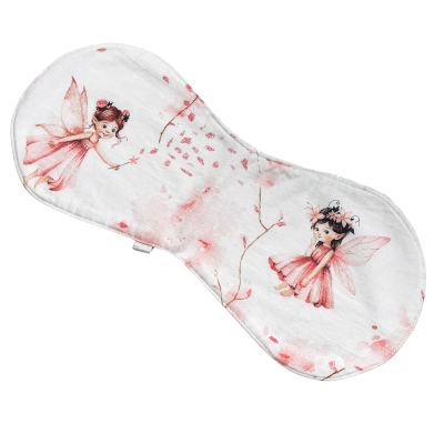 Rhapso couture, univers des bébés, bavoir épaule, coton oekotex et éponge de bambou bio